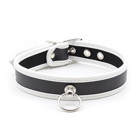 Boowhol Halsband O-Ringe Fesseln Erotik Halsbänder Leder Sex-Spielzeug - BDSM Bondage