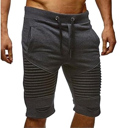 GEMSeven Hombres Correr Pantalones Cortos Ropa Deportiva Cordón de ...
