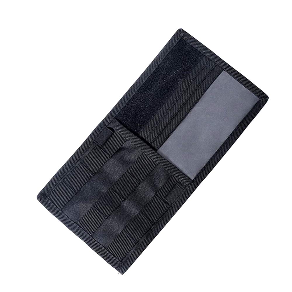 HWZ Tactical Multifunction Car Sun Visor Storage Bag Auto Glasses Ticket Documents Folder Mobile Phone Organizer (black)