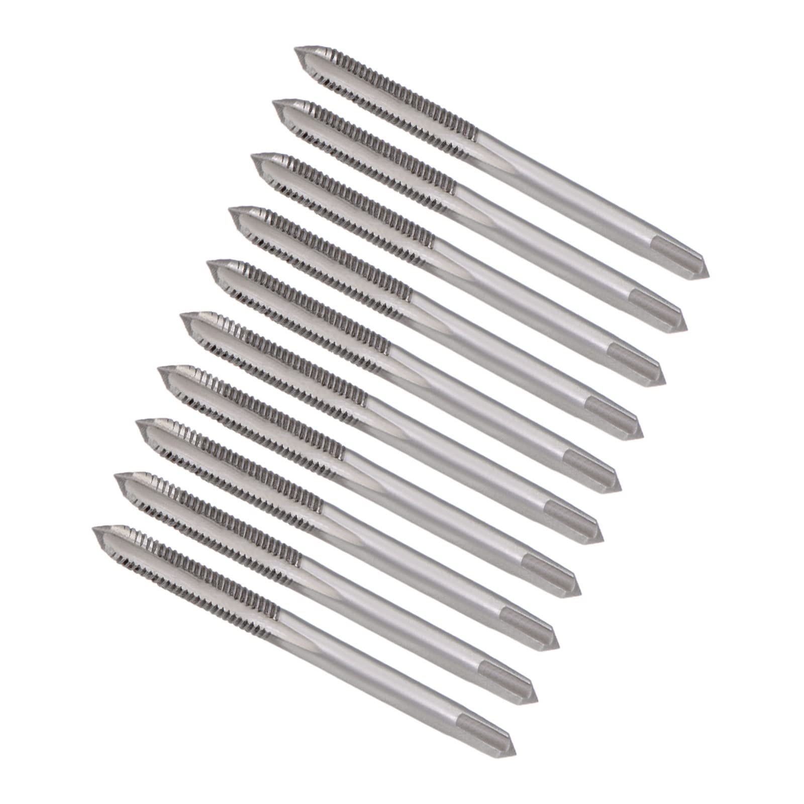 CoCud Hand Threading Taps, M4 x 0.7 Thread, Metric High Speed Steel Screw Tapping Taper Bottom Tap - (Applications: for Machine Thread Repair), 5-Pairs — image 1