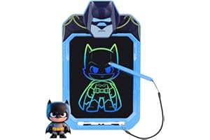 Fullware LCD Writing Tablet for Kids 10 Inch Bat Hero for Toddler 3 4 5 6 7 8 - Paint, Doodle Board, Drawing Pad - Travel Toys, Road Trip Car Activities, Birthday Christmas Gift Boys & Man