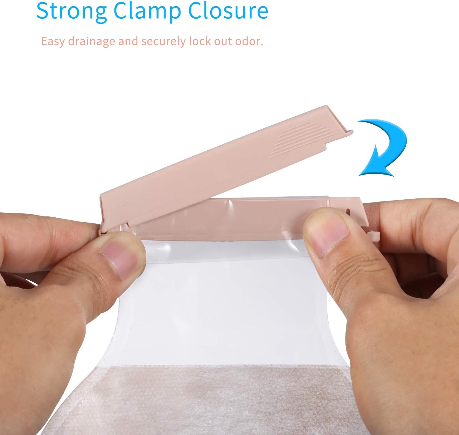 10 PCS Colostomy Bags with Clamp Closure, Ostomy Supplies,One Piece Drainable Ostomy Colostomy Pouch for Ileostomy Stoma Care, Cut-to-Fit: Health & Personal Care
