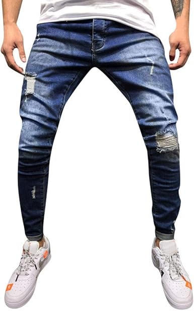 modern ripped jeans