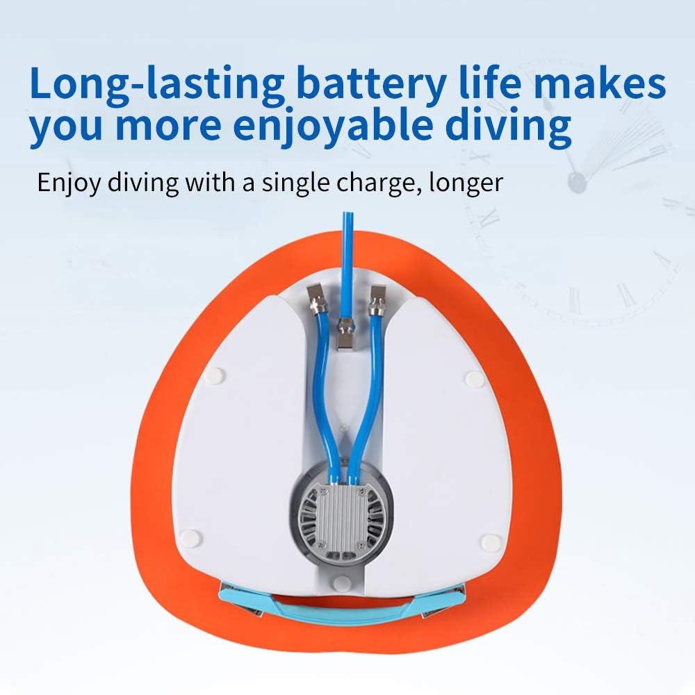 Aquarobo Nemo Diving Ventilator, Portable Rechargeable Scuba Diving Tank, Waterproof Air Compressor with 39 ft Hose & Diving Breathing Regulator Octopus Hookah with Mouthpiece : Sports & Outdoors