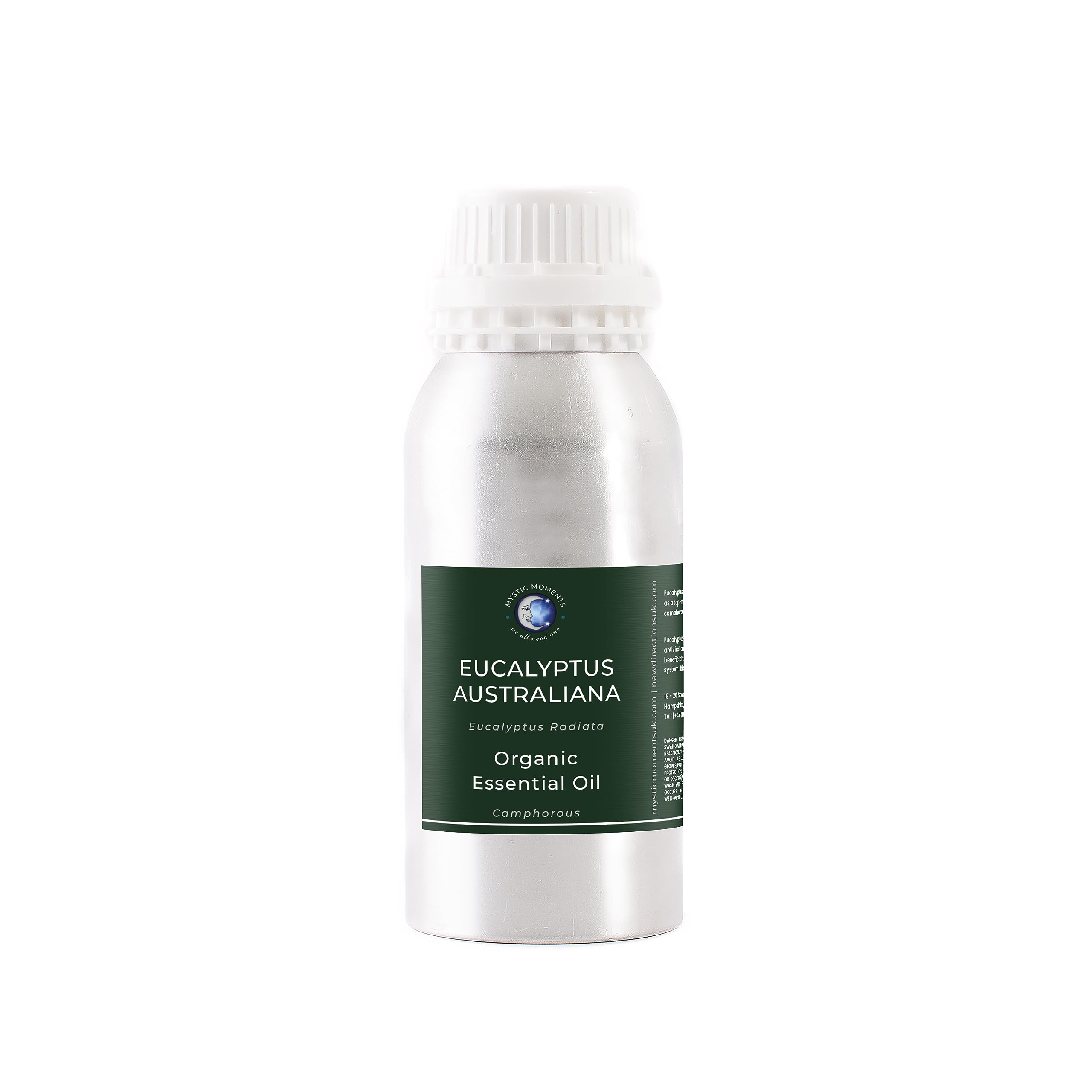 Mystic Moments | Organic Eucalyptus Australiana Essential Oil 1Kg | Eucalyptus Radiata | Fresh Camphoraceous Aroma | Refreshing Oil for Diffusers & Blends