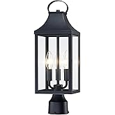 MYHXQ 18.62 Post Light Outdoor, Large 3-Light Lamp Post Light Fixture, Modern Pillar Outside Lighting Waterproof Post Lantern