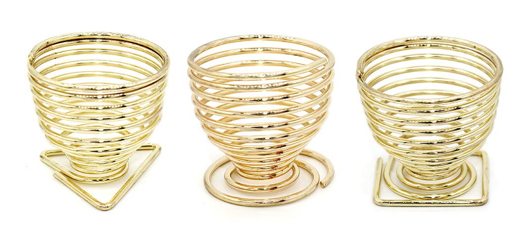 Ranvi 3 Pack Beauty Sponge Blender Holders, Gold
