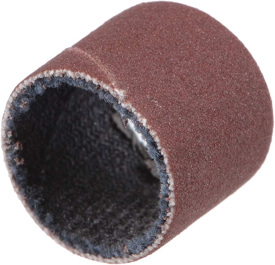 sourcing map 1/2 Inch x 1/2 Inch Sanding Sleeves 600 Grits Sandpapers Band Drums 10 Pcs, Brown - Image 3
