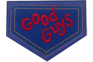 VEWORN Good Guys Embroidered Iron/Sew on Patch Funny Punk Biker Emblem Gothic Armband Child's Play Badge for Shirts Applique Horror Costume Halloween Cosplay Souvenir