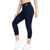 Nirlon Women's Capri Leggings High Waist Workout Yoga Pants 3/4 Length