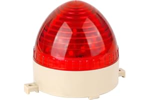 Nxtop AC 110V Red LED Warning Light Bulb Signal Tower Lamp N-3072 Steady Flash