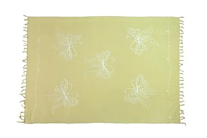 Riesen Auswahl - Sarong Pareo Wickelrock Handtuch Strandtuch Wickelkleid Schmetterling Design Handarbeit Made by EL - Vertrie