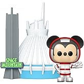 Funko Pop! Town: Walt Disney World 50th - Space Mountain and Mickey Mouse, Amazon Exclusive