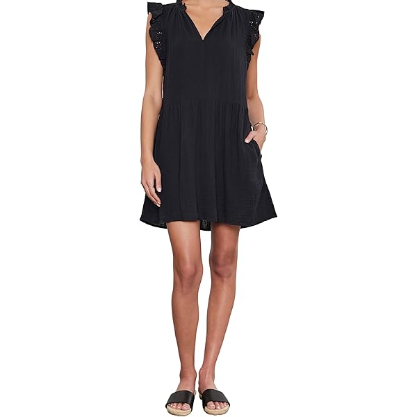 VELVET BY GRAHAM & SPENCER Women's Alicia Vintage Velvet Dress, Black, XS  at Amazon Women's Clothing store