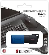 Kingston DataTraveler Exodia M USB 3.2 Gen 1 64GB Moving Cap Black Blue view 6