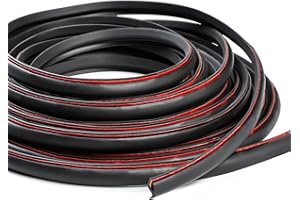 XmuxHai 30Ft Fender Flare Edge Trim, Rubber Gasket for Fender Flares Universal,Fender Flare Rubber Seal for Car and Truck Whe