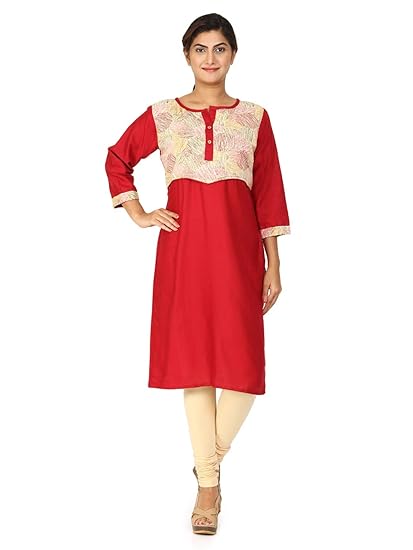 Women's Cotton Straight Kurta