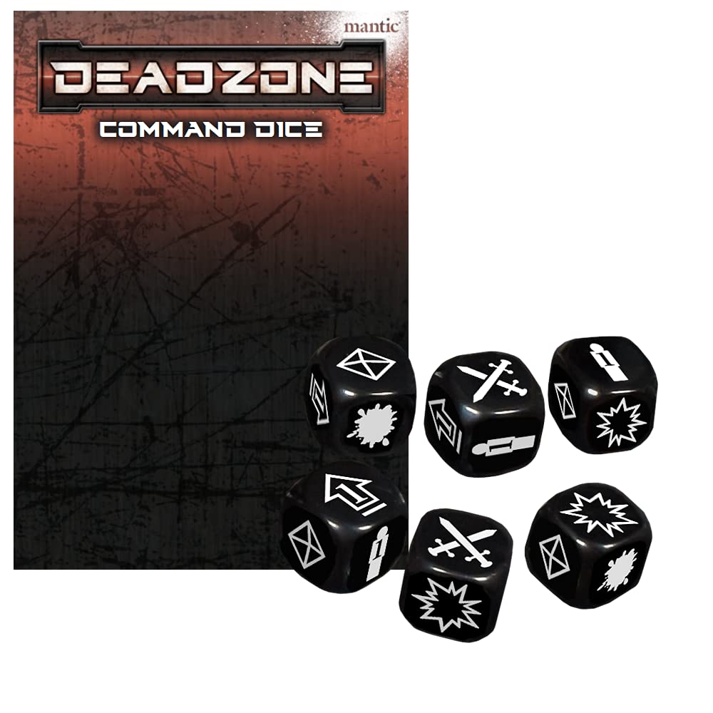 Mantic Deadzone Command Dice Pack