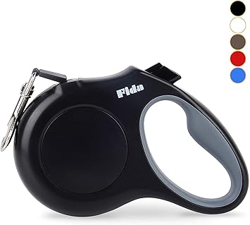 Callas FIDA Retractable Dog Leash, 16ft Heavy Duty Pet Walking Leash for Dog or Cat up to 26 lbs, 12KG, Tangle Free. One-Hand Brake, CA-11A-S