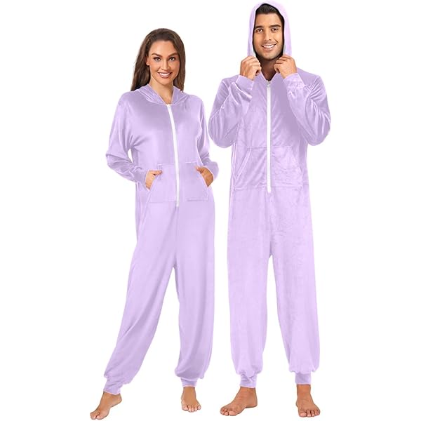 ❤️UMINAMI❤️ Amazon.com: UMIRIKO Gradient Light Purple Adult Onesie