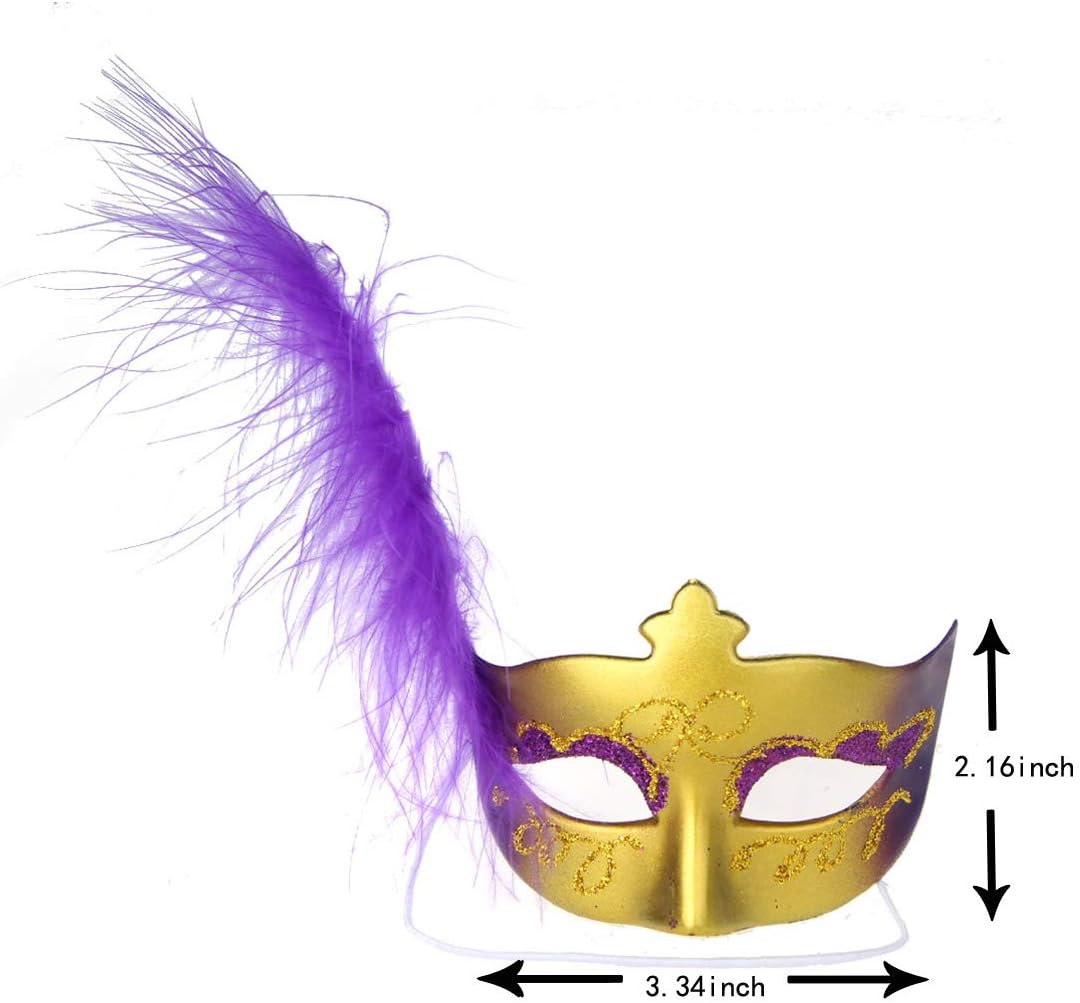 12pcs/lot Mini Masquerade Masks Party Decoration Luxury Small Masks ...