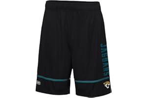 Outerstuff NFL Men's Rusher Performance Lightweight Shorts with Team Name and Logo