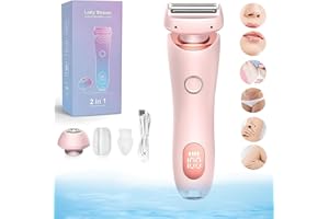 IIKENG Duskofficial Razor,Duskofficial The Glide Pro 3.0 Razor,Dusk Razor for Women,Waterproof Electric Razor for Women,Duskofficial Shaver with Removable Head,Wet and Dry,for Leg Arm Underarm Area (Pink)