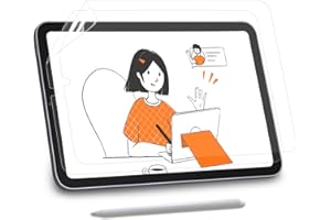 KCT 2 Pack Paperfeel Screen Protector Compatible with New iPad Mini 7 2024 (A17 Pro) & iPad Mini 6 Anti-Glare & Anti-Fingerprint & Matte Film for Drawing/Writing, Compatible with Apple Pencil