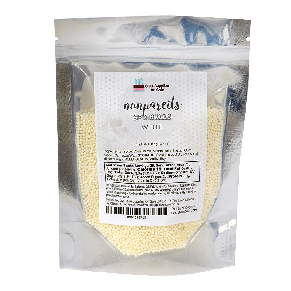 Non-Pareils White, 113 Grams