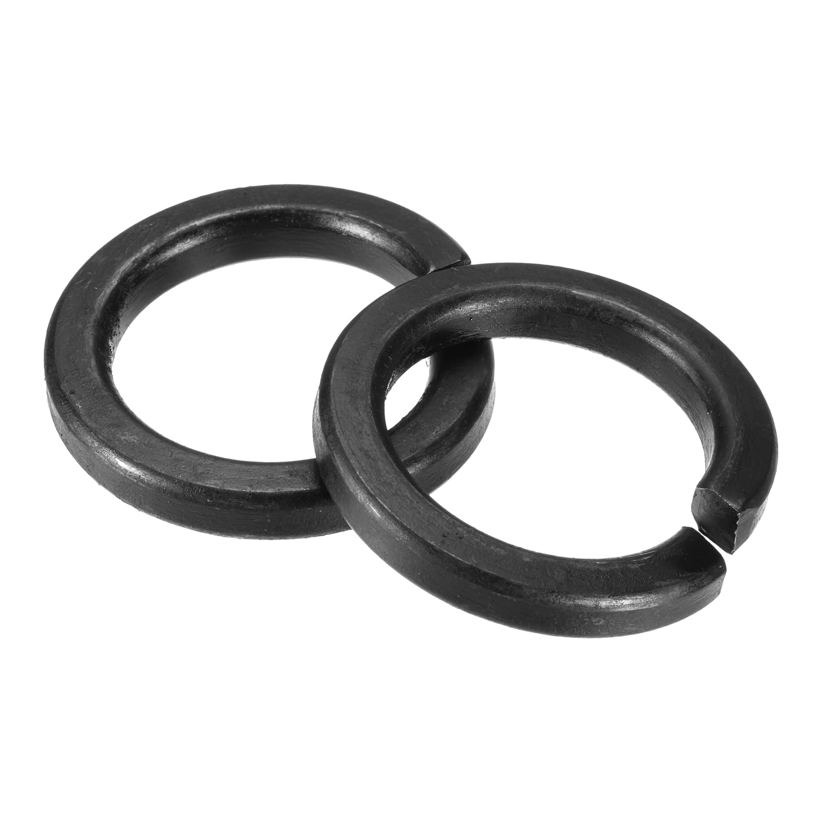 Photo 1 of uxcell 20 Pcs M36 Split Lock Washers, Carbon Steel Spring Lock Washer 36.84mm ID 50mm OD 8.96mm Thick for Screws Bolts Fasteners