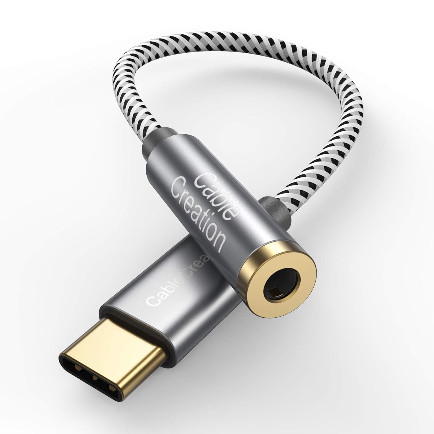 USB C to 3.5mm Headphone Audio Jack Adapter (Realtek DAC Chipset