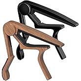 Guitar Capo for Acoustic, Classical, Electric Guitars, Ukulele, Mandolin, Banjo, and other string musical instruments, Quick 
