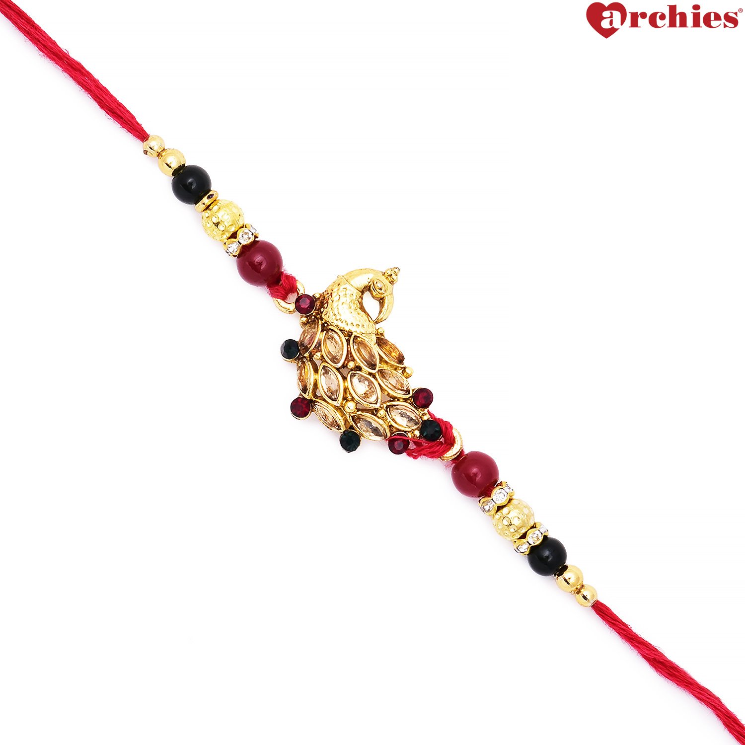 peacock rakhi