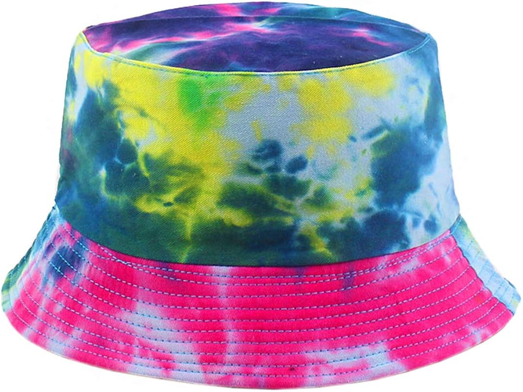 Surkat Reversible Bucket Hat, Women Cotton Fisherman Hat Sun Protection Packable for Summer Outdoor Traveling at  Women’s Clothing store