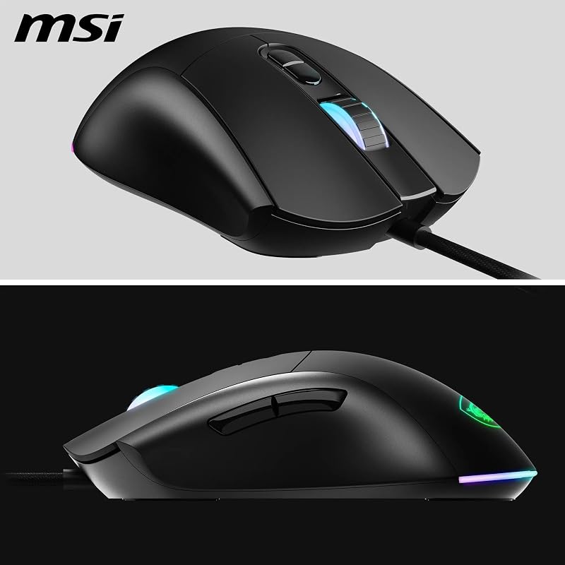 Forge GM320 – Ratón Gaming Óptico, 12800 dpi, Simétrico, 7 Botones Programables, Switches Duraderos 20M, Latencia 1ms, LED RGB, 126g, Cable USB