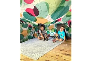 Molcey Blanket Fort Building Kit for Kids 4-8 8-12+ - Build a Kids Fort Blankets for Kids - Ultimate Kids Forts Indoor/Outdoor Fort - Girls/Boys Toys Age 4-5 6 7 8-12 Year Old Indoor Fort for Kids