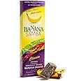 Banana Samba Classic - delicious sweet and soft bites made with cooked bananas - 100% natural - 6 individually wrapped snacks per box - Net wt. 3.1 oz
