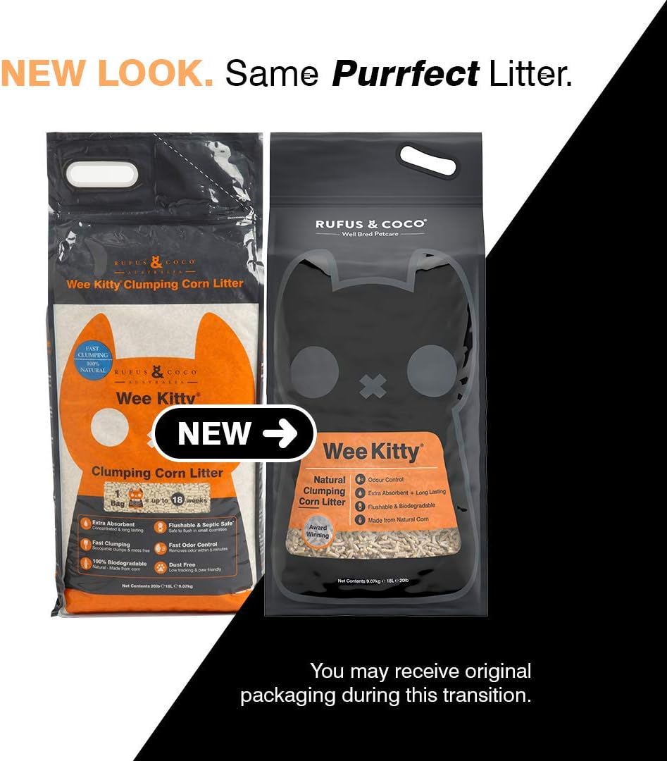 wee kitty clumping corn litter 12kg value pack