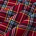 HOMEYEE Women's Vintage Tartan Wear to Work Bodycon Dress B267 (XL, Red)