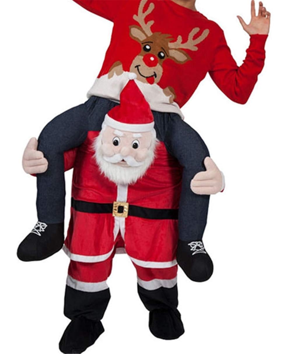 On santa's shoulders costume Clearance