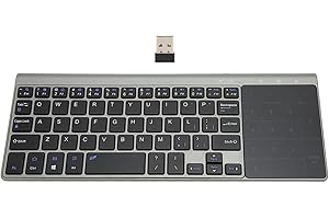 BONKZEBU Wireless Keyboard Touchpad,2.4GHZ Wireless Connection Desktop Touchpad Keyboard,Sensitive Trackpad Touch,for for And