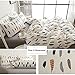 BuLuTu Cotton Feather Print Bed Pillowcases Set of 2 Queen White Pillow Covers Decorative Standard for Kids Adults Envelope Closure End-Premium,Ultra Soft,Hypoallergenic,Breathable (2 Pieces,20