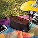 COMISO 30W Bluetooth Speakers with Super Bass, Bamboo Wood Home Speaker with Subwoofer - (Black)