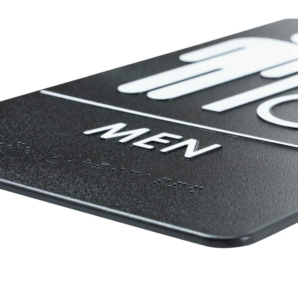 Bathroom Door Signs for Offices Mens Handicap Restroom