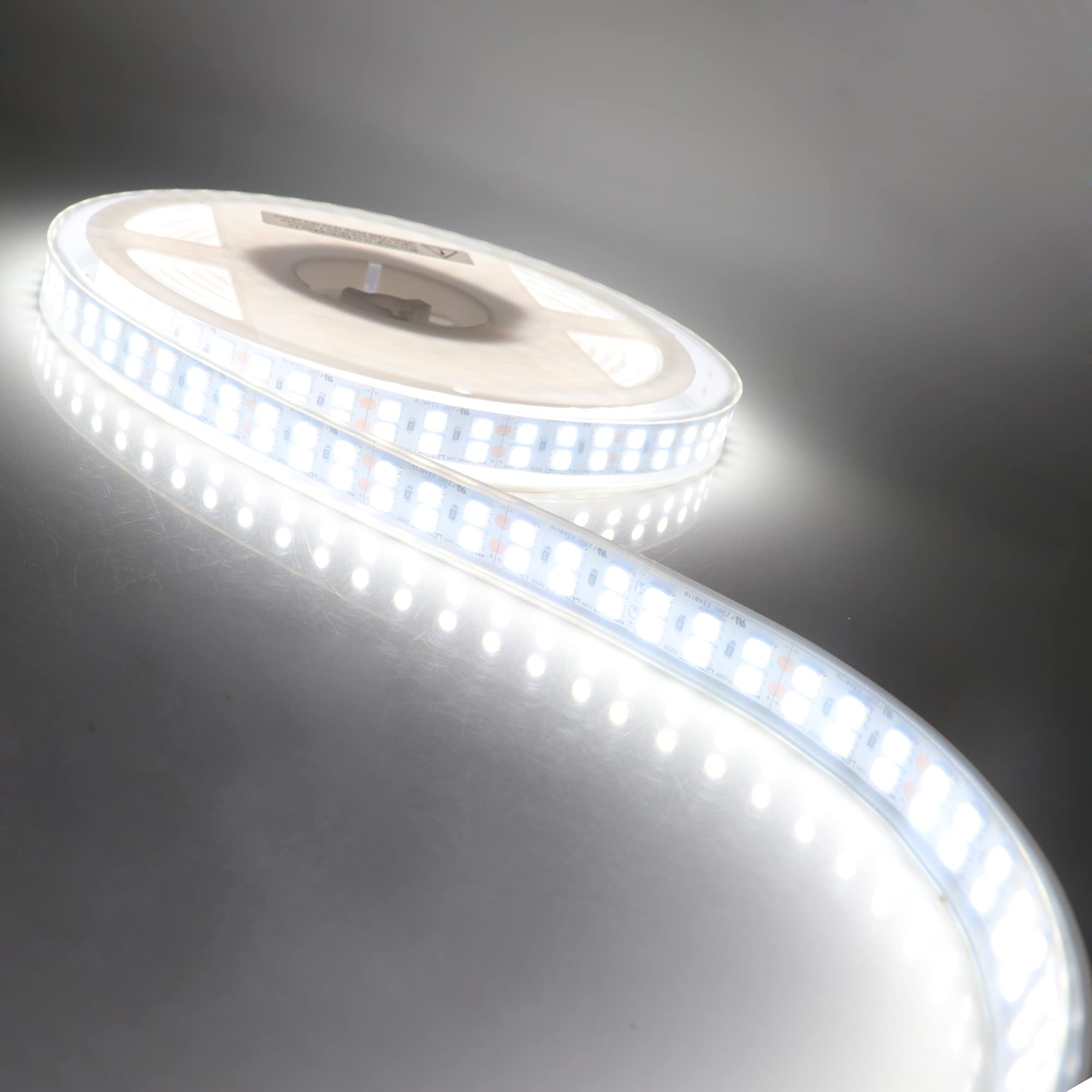 Photo 1 of LEDENET High Bright LED Strip Lights 5050 900LEDs Double Row 6500K Daylight White 12V DC LED Tape Light Flexible LED Strip Lighting Waterproof IP67 Outdoor Use 16.4ft