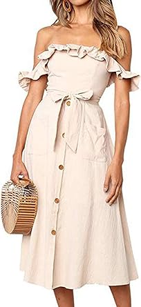 women's midi casual dresses