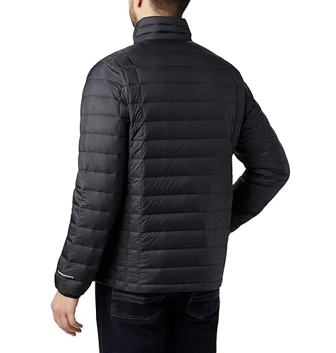 Columbia Men's Voodoo Falls 590 TurboDown Jacket, Black, Large in
