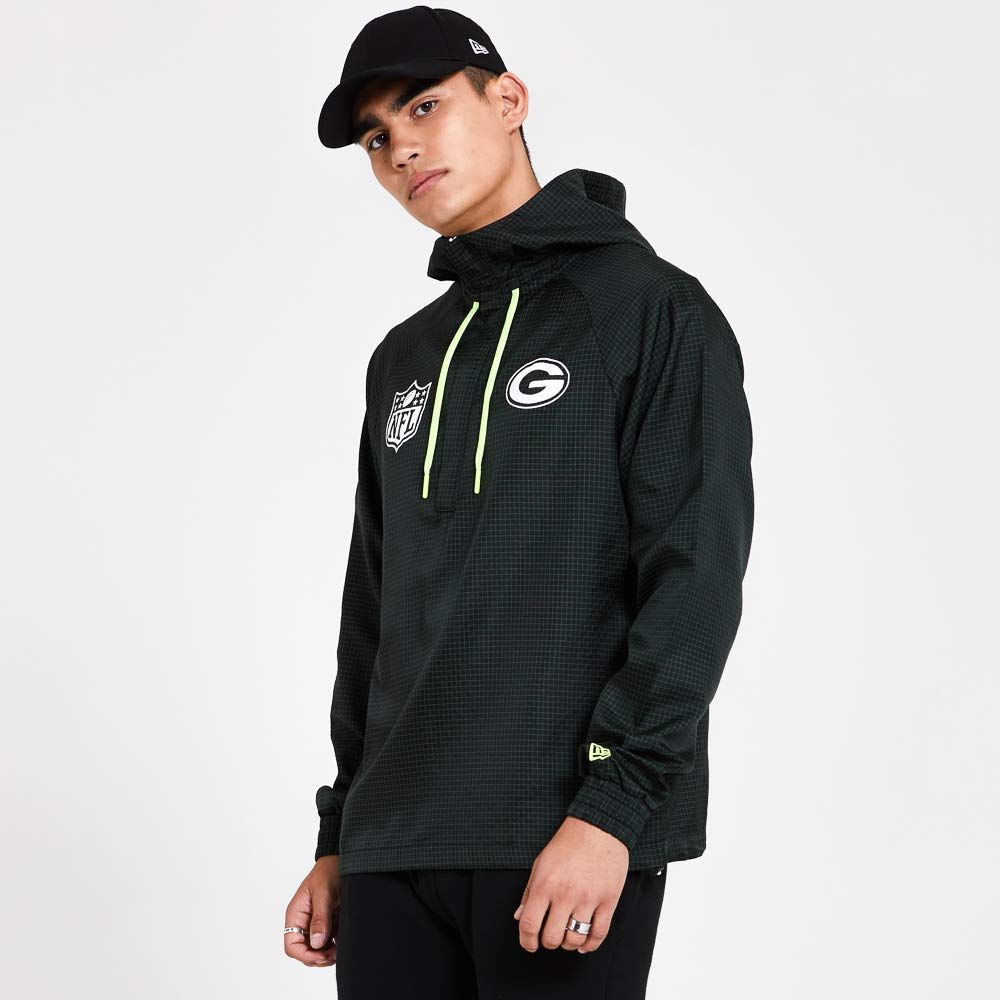 New Era NFL GREEN BAY PACKERS Windbreaker Jacket, Größe:S