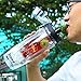 FEM0R 32 oz. Infuser Water Bottle - Leak Proof, Wide Mouth BPA-Free, Freezer Ball, Dual Hand Grips