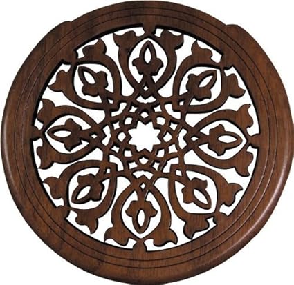 Lute Hole Sound Cover Walnut 01 Acoustic Guitar Feedback Buster Halt Screeching Amazon Co Uk Musical Instruments